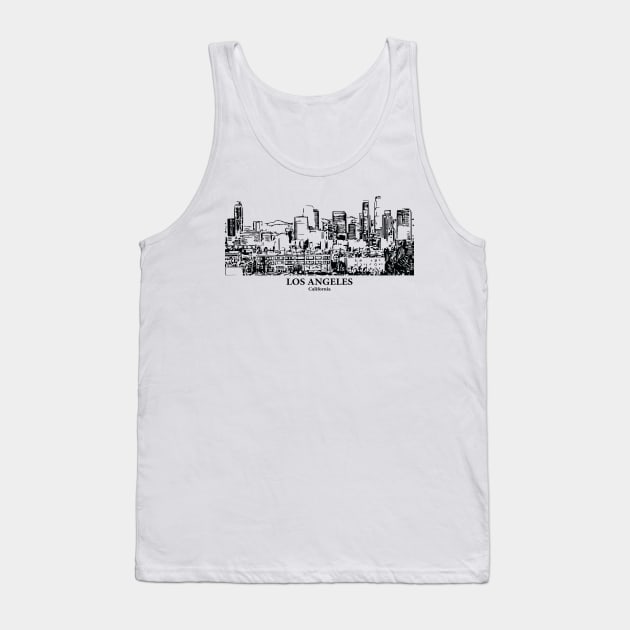 Los Angeles - California Tank Top by Lakeric